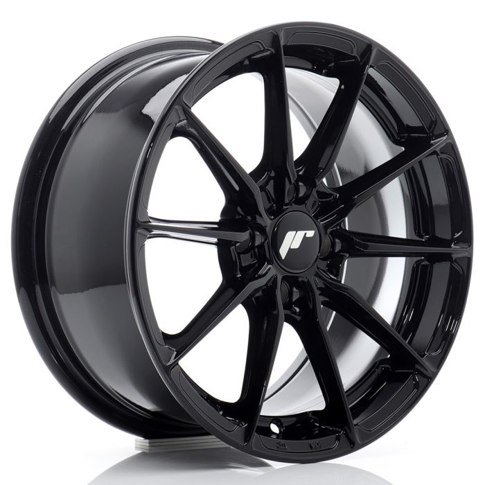 JR Wheels JR37 15x7 ET38 4x100 Glossy Black main product photo
